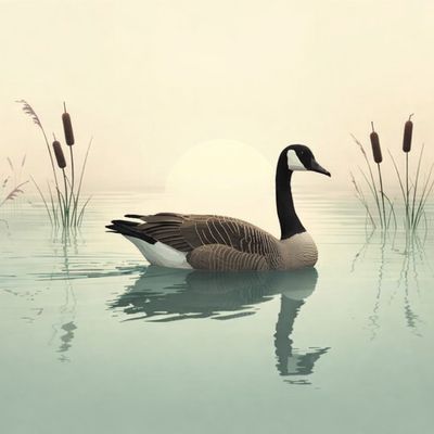 Watercolour Art Class: Canada Goose Sunday, June 7,  3;15 to 5:15 pm