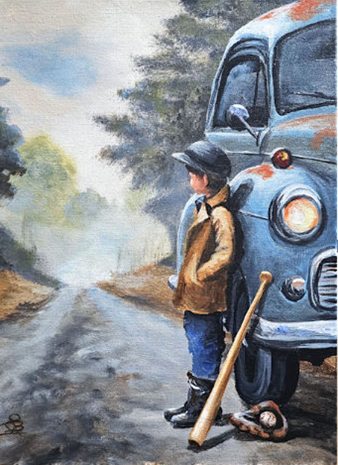 Acrylic Art Class: After the Ball Game  Sunday, May 24, 2:45 to 4:45 pm