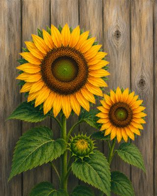 Acrylic Art Class: Sunflowers Sunday, June 21, 3:00 to 5:00  pm