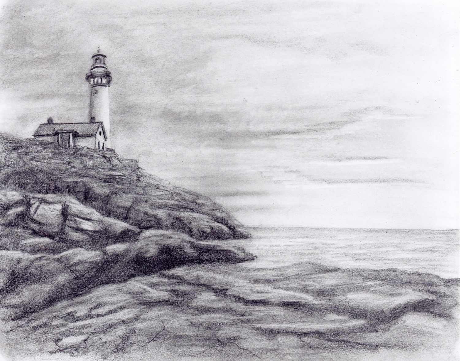 Drawing Art Class: Lighthouse Sketch Wednesday, June 24, 6:00 to 8:00 pm