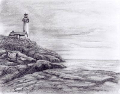 Drawing Art Class: Lighthouse Sketch Wednesday, June 24, 6:00 to 8:00 pm