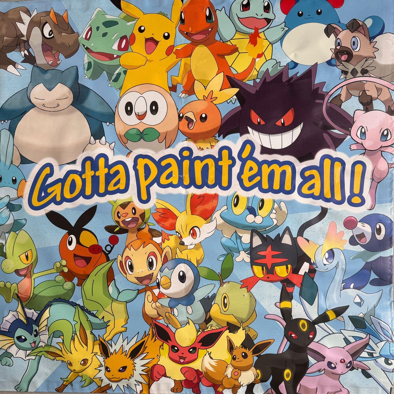 Acrylic Art Class: Pokemon Saturdays (pick your dates)