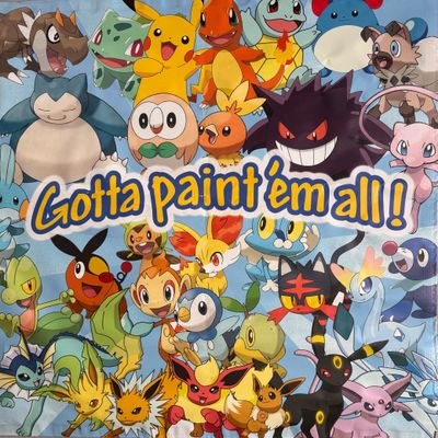 Acrylic Art Class: Pokemon Saturdays (pick your dates)