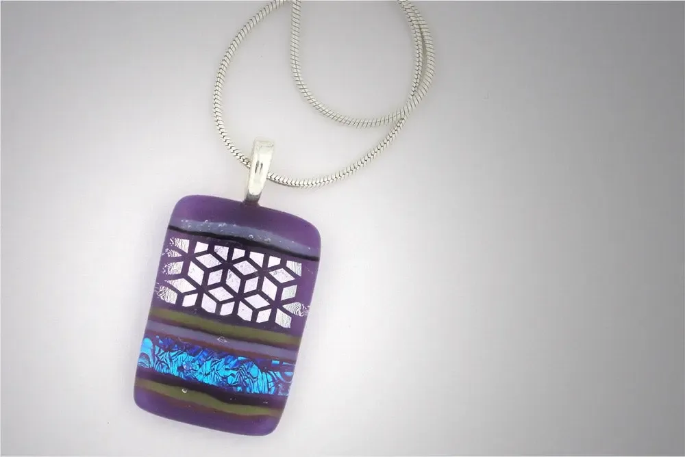 Momo Glassworks BM-217 Sephirot Medium Pendant (Purple)