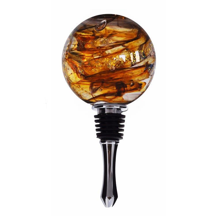 Romeo Glass Planet Stopper, Color: Gold
