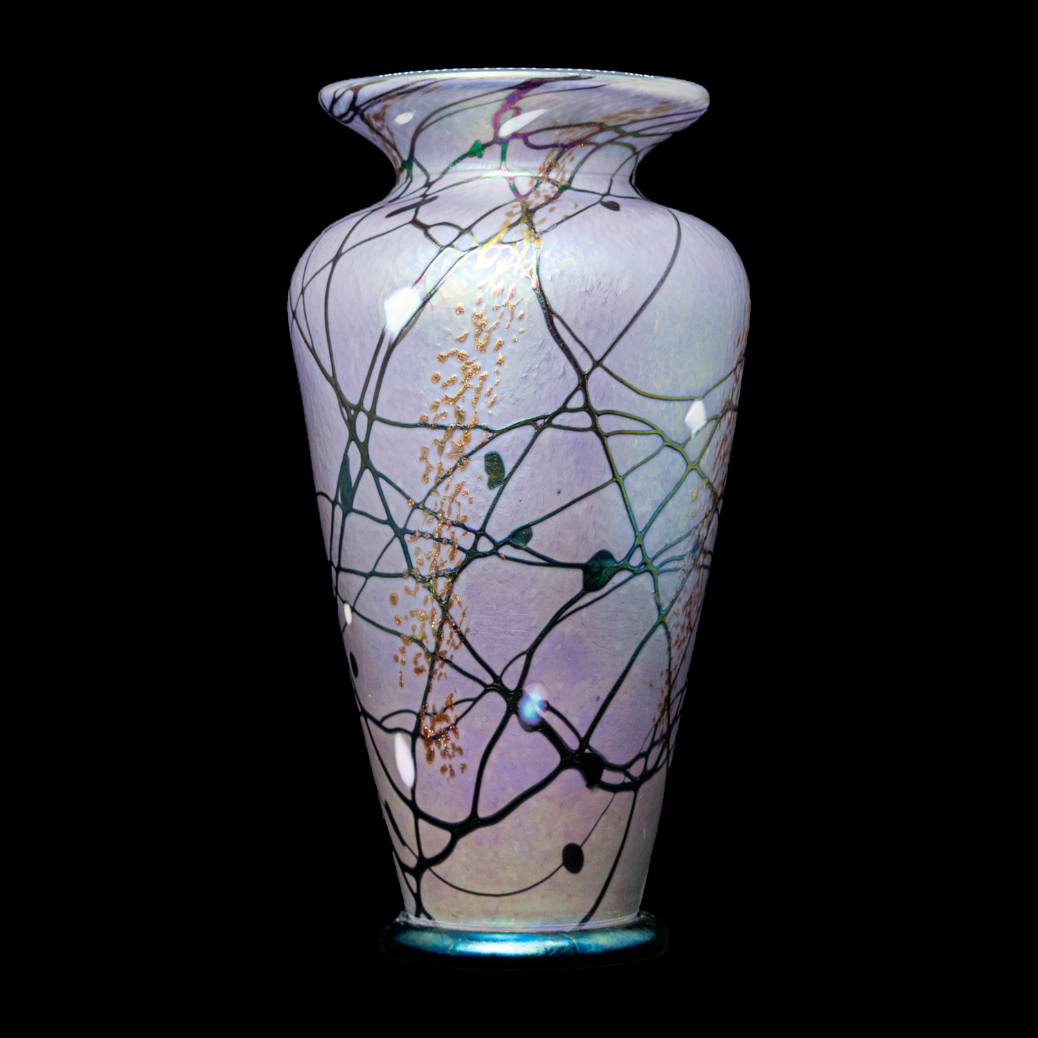 Vines Art Medium Traditional Vase, Color: Parisian Fog