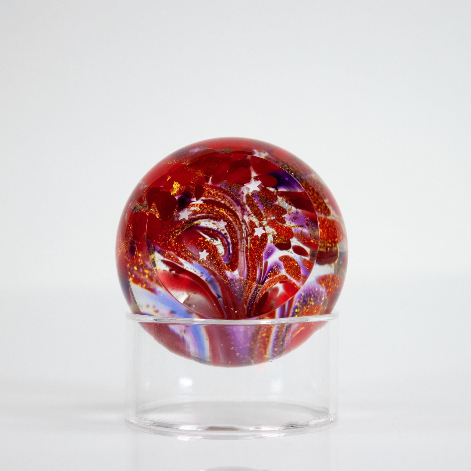 Glass Eye Fireball, Color: Red Sky