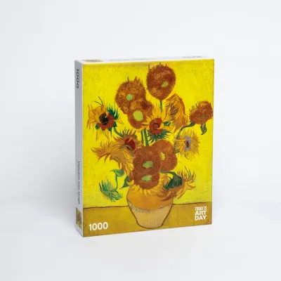 Today is Art Day Puzzle, Color: Van Gogh Sunflowers