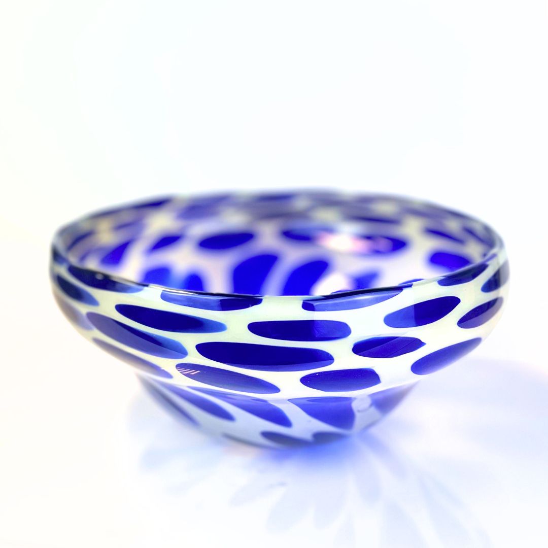 Murrini Bowl in Cobalt by Harry Boux