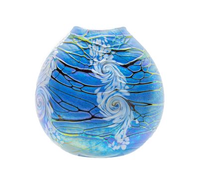 Vines Art Flat Vase Large