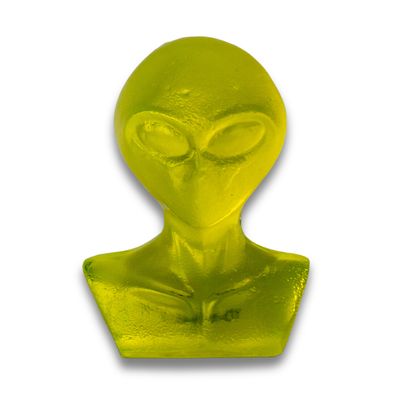 TD Glass Uranium Glass Alien Head