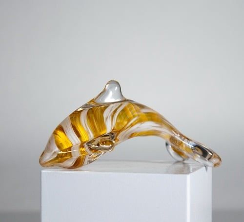 Ron Hinkle Small Dolphin, Color: Yellow/White