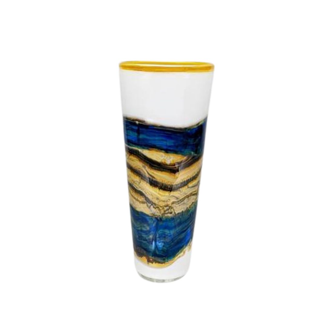 Gartner Blade Coastal Cone Vase -Lg.