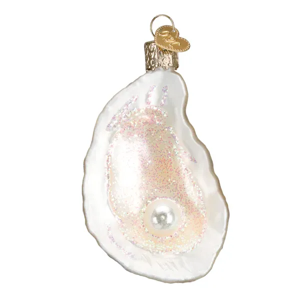 Old World X-Mas Ornament Shell, Color: Oyster w/Pearl