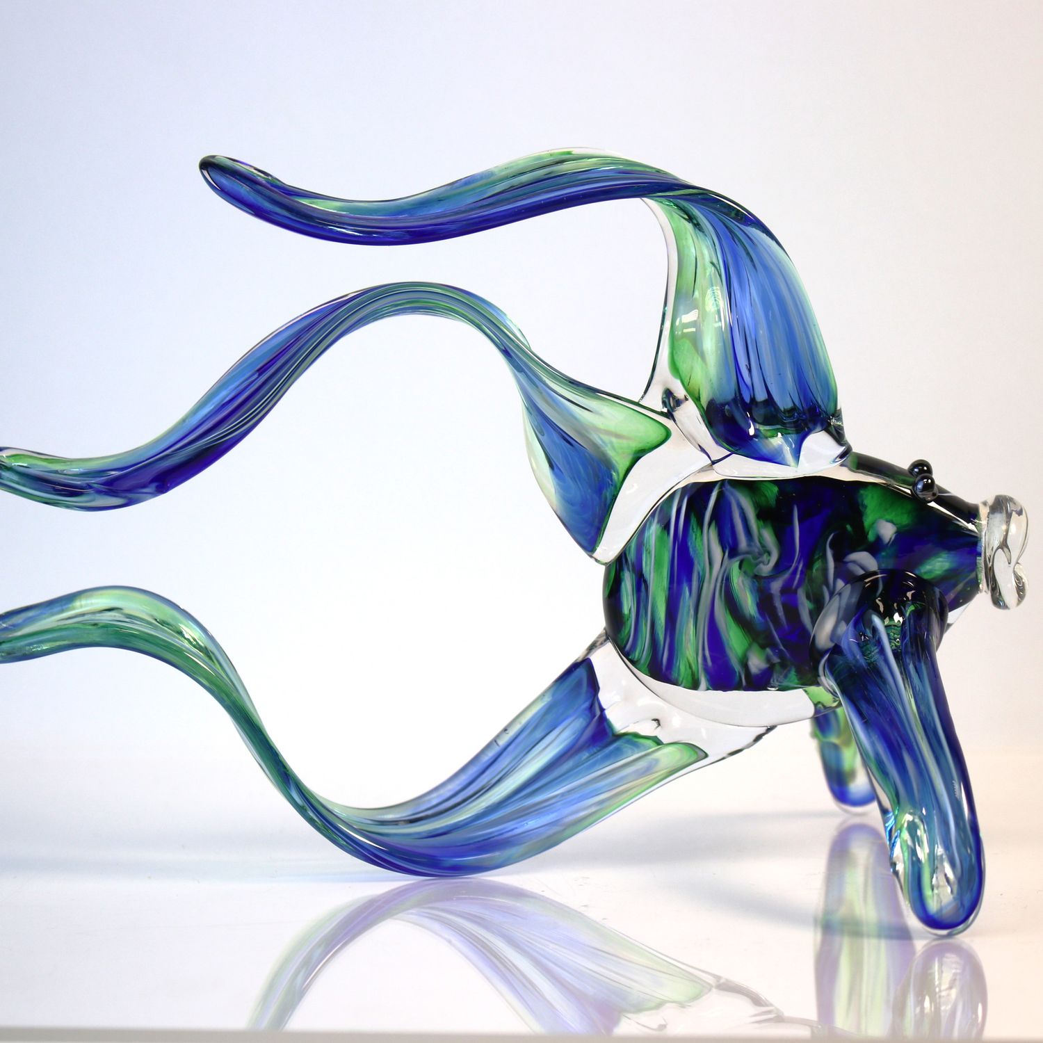 Hudson Mini Angel Fish, Color: Cobalt/Grass Green