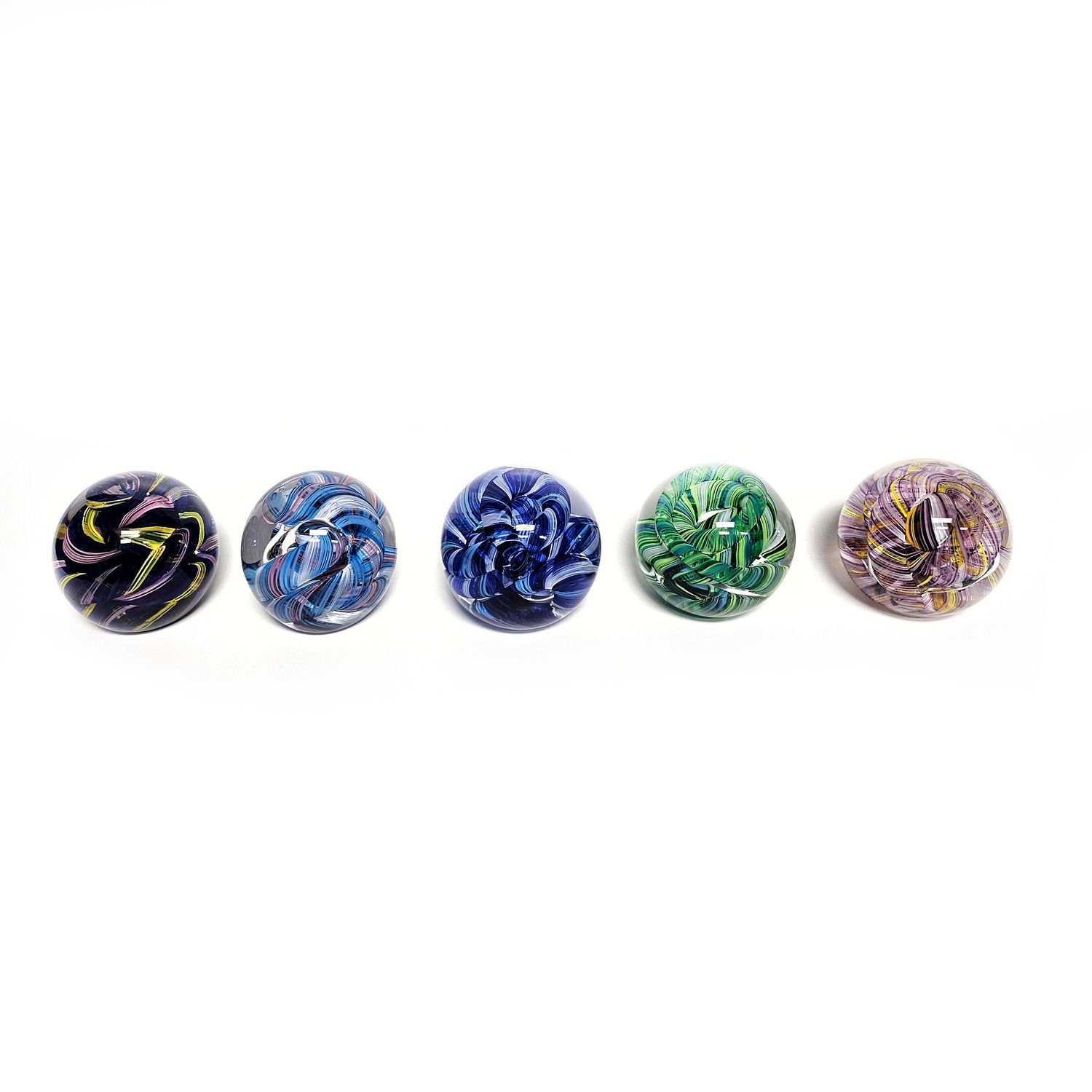 Anjali Singh Glass Coil Paperweight