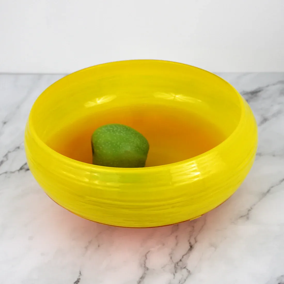 The Furnace Large Textured Bowl - Saffron