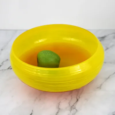 The Furnace Small Textured Bowl - Saffron