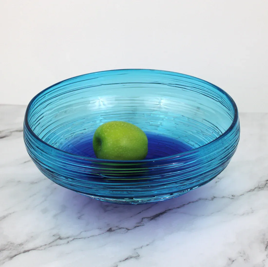 The Furnace Small Textured Bowl - Ocean