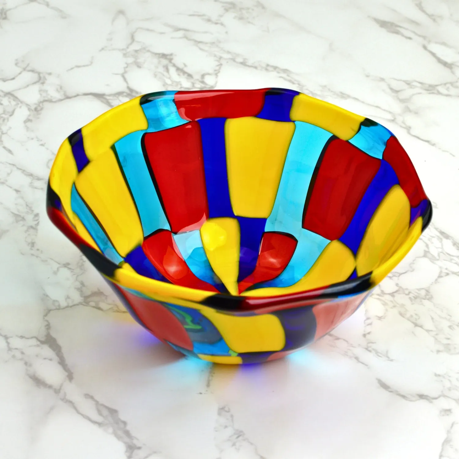 Via Graceffo Murano Glass Pazzia Medium Bowl