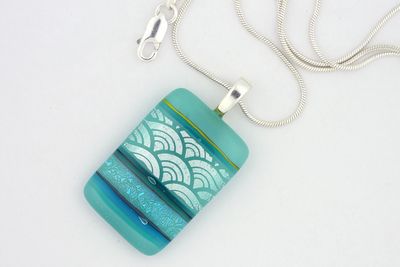 Momo Glassworks BM-201 Seigaiha Pendant