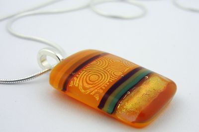 Momo Glassworks BM-271 Heliogram Med Pendant