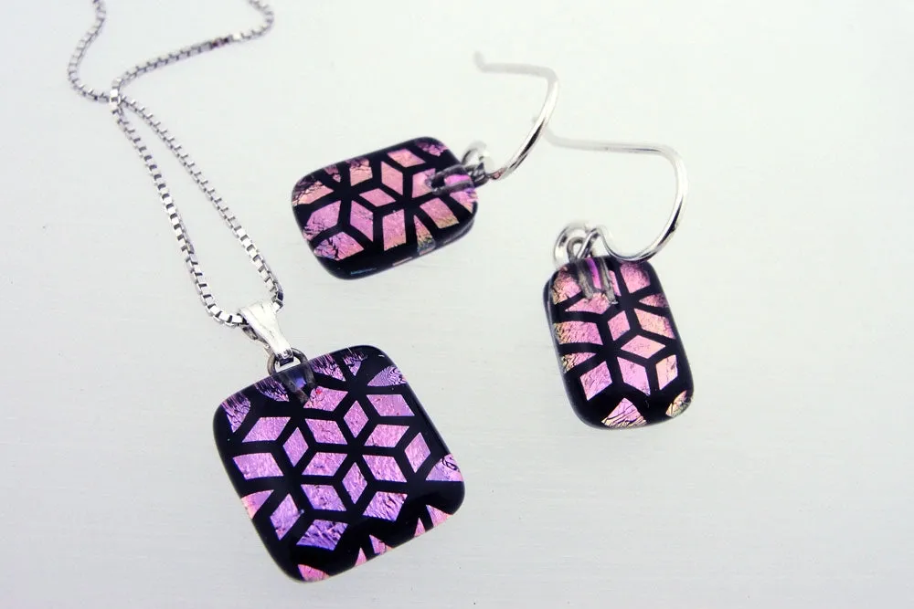 Momo Glassworks BM-001 Dimensional Pink Charm Set