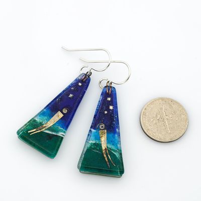 Momo Glassworks GC-199 Afloat Large Triangles (Adrift)