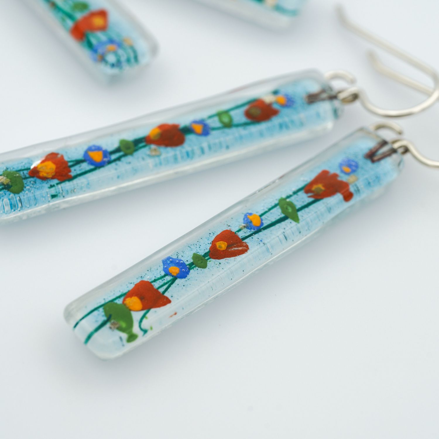 Momo Glassworks GC-182 Stream Flowers Lg Bars