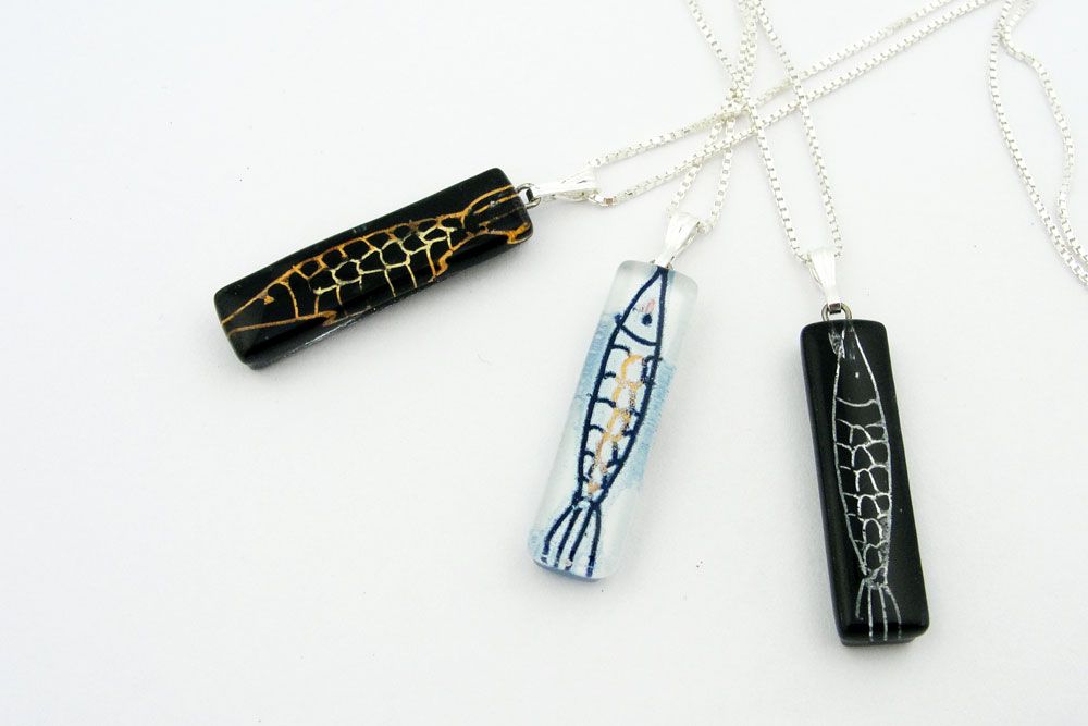 Momo Glassworks GC-542 Pisces LG Charm