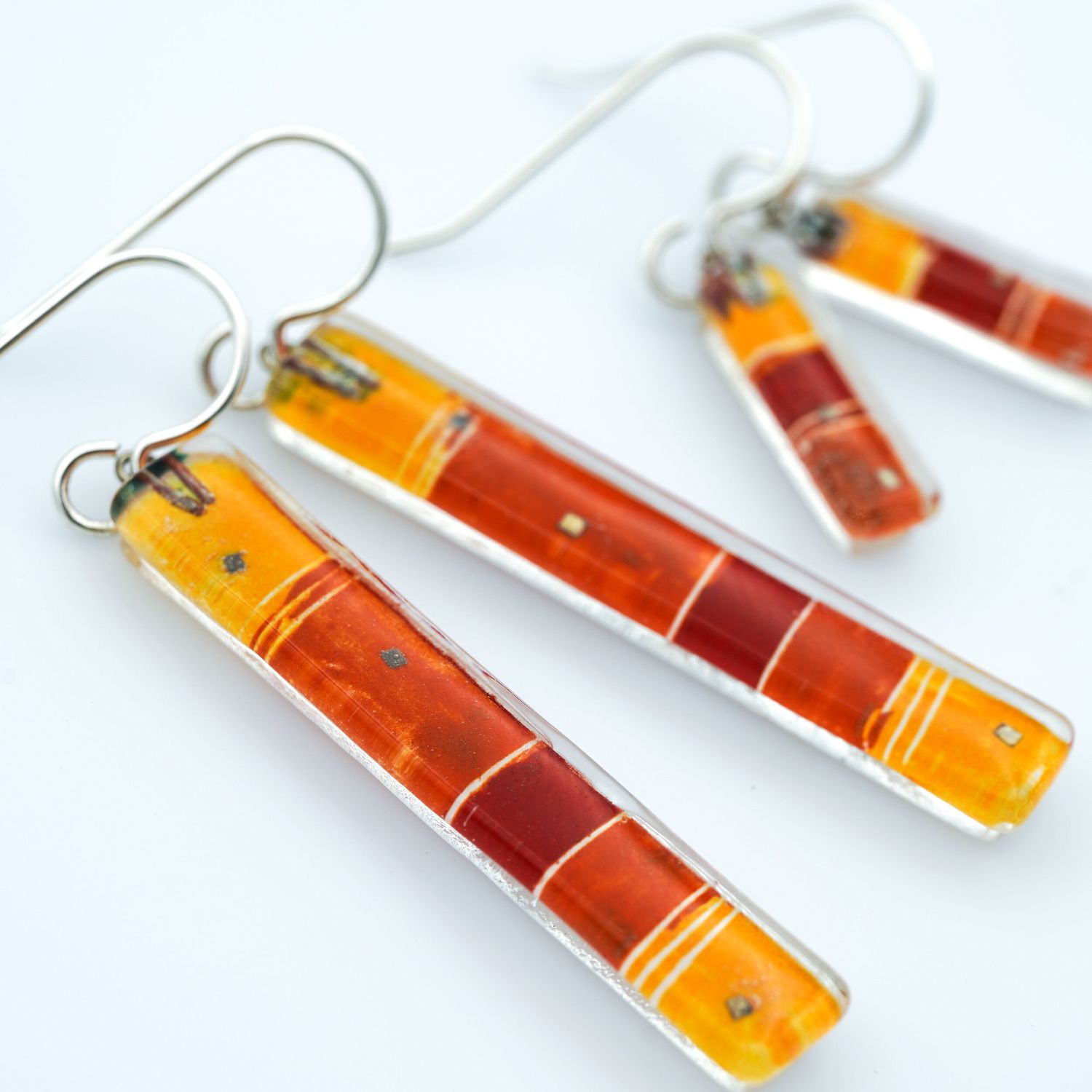 Momo Glassworks GC-186 Warm Strata Lg Bars