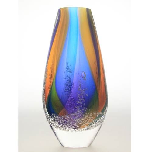 Blodgett Glass Teardrop Vase Med
