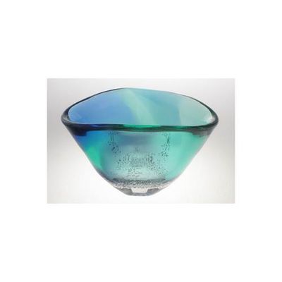 Blodgett Glass Triangular Bowl