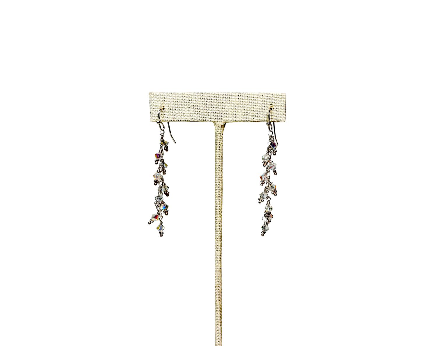 Jean Schaeffer Fantasy Crystal Quartz Earrings