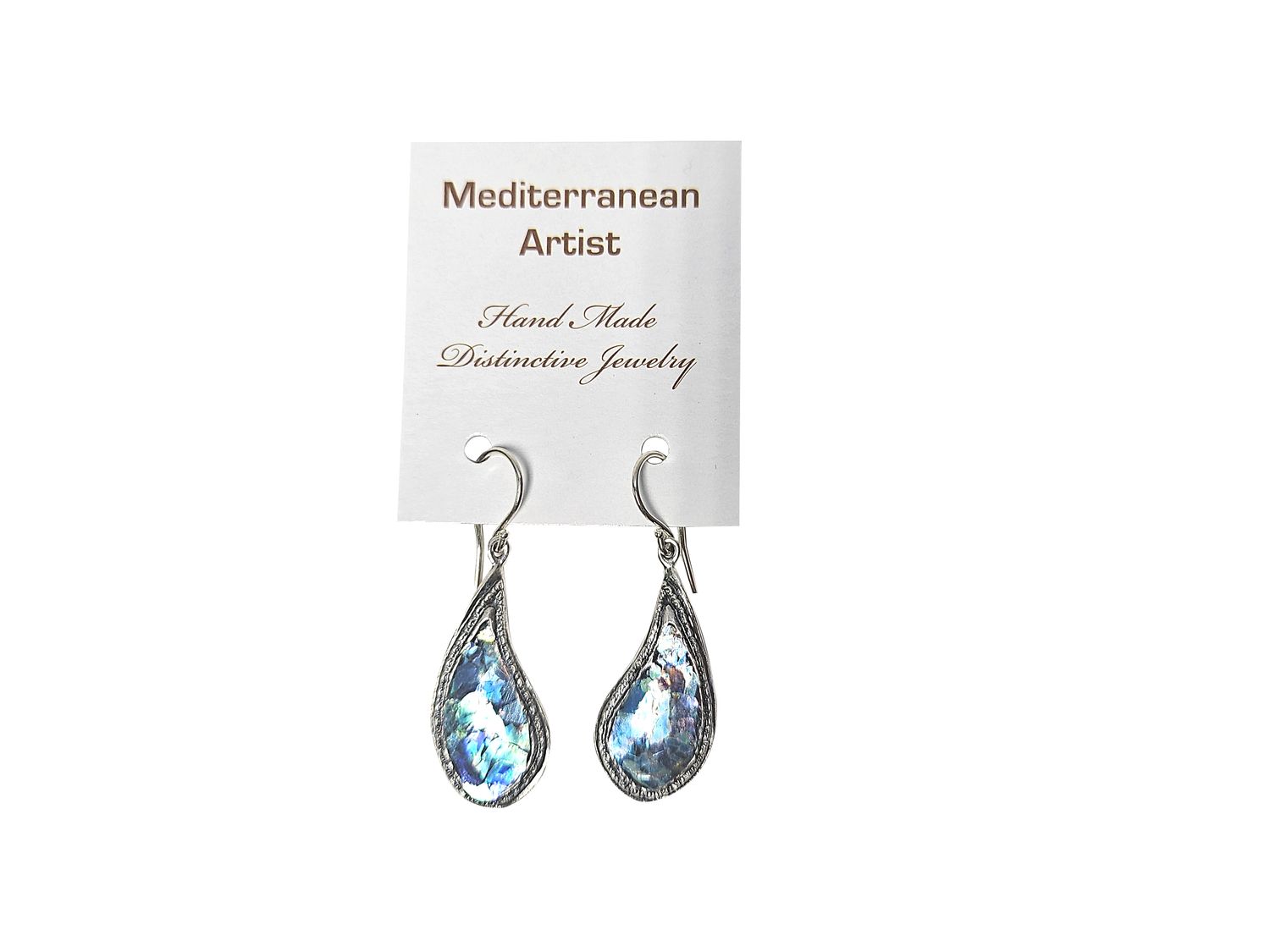 MedArtCo ARG Tear Drop Earrings ASERE1610P