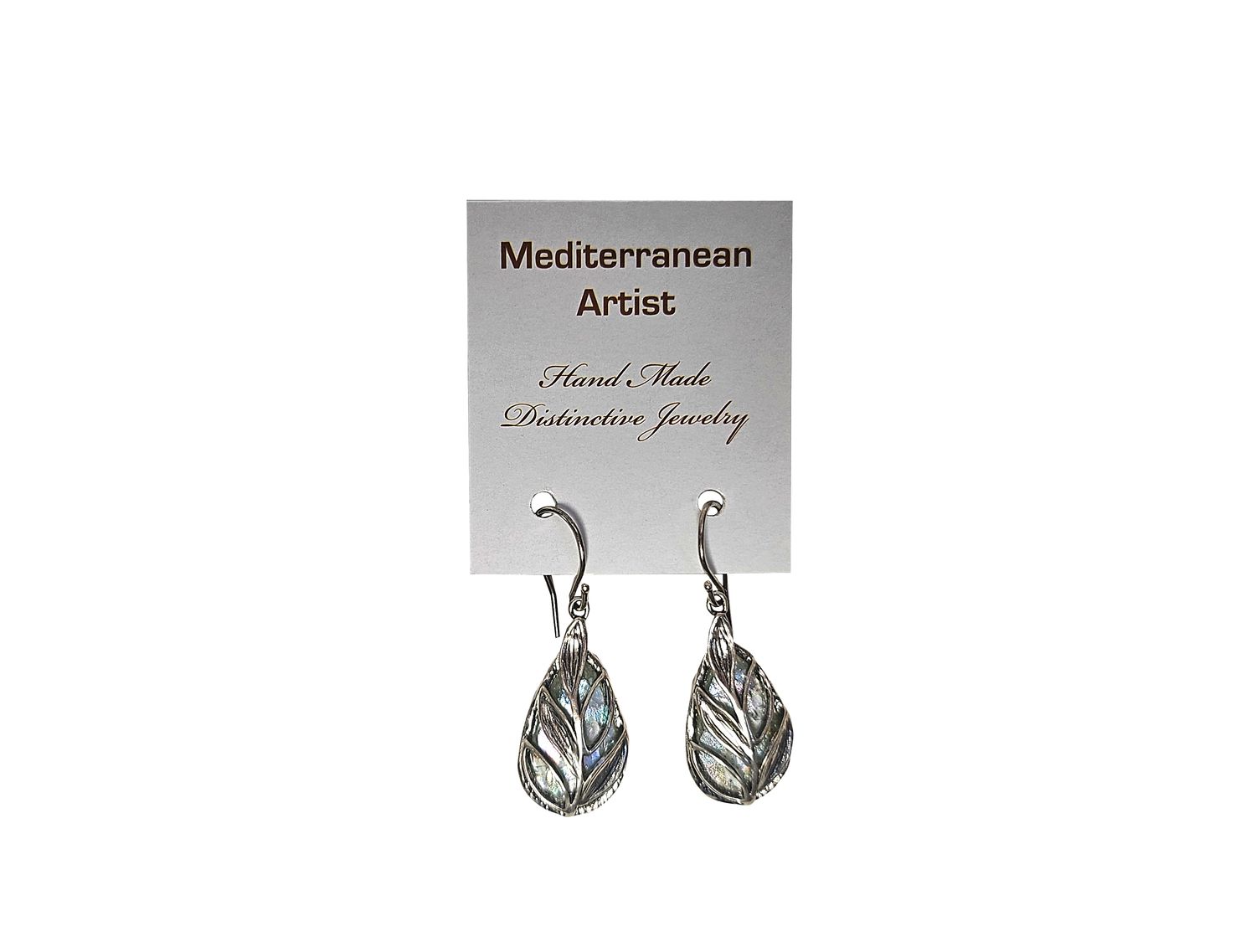 MedArtCo ARG Long Tear Drop Earrings ASE17028P