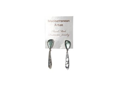 Medartco ARG ASE23009T Green Long Earrings