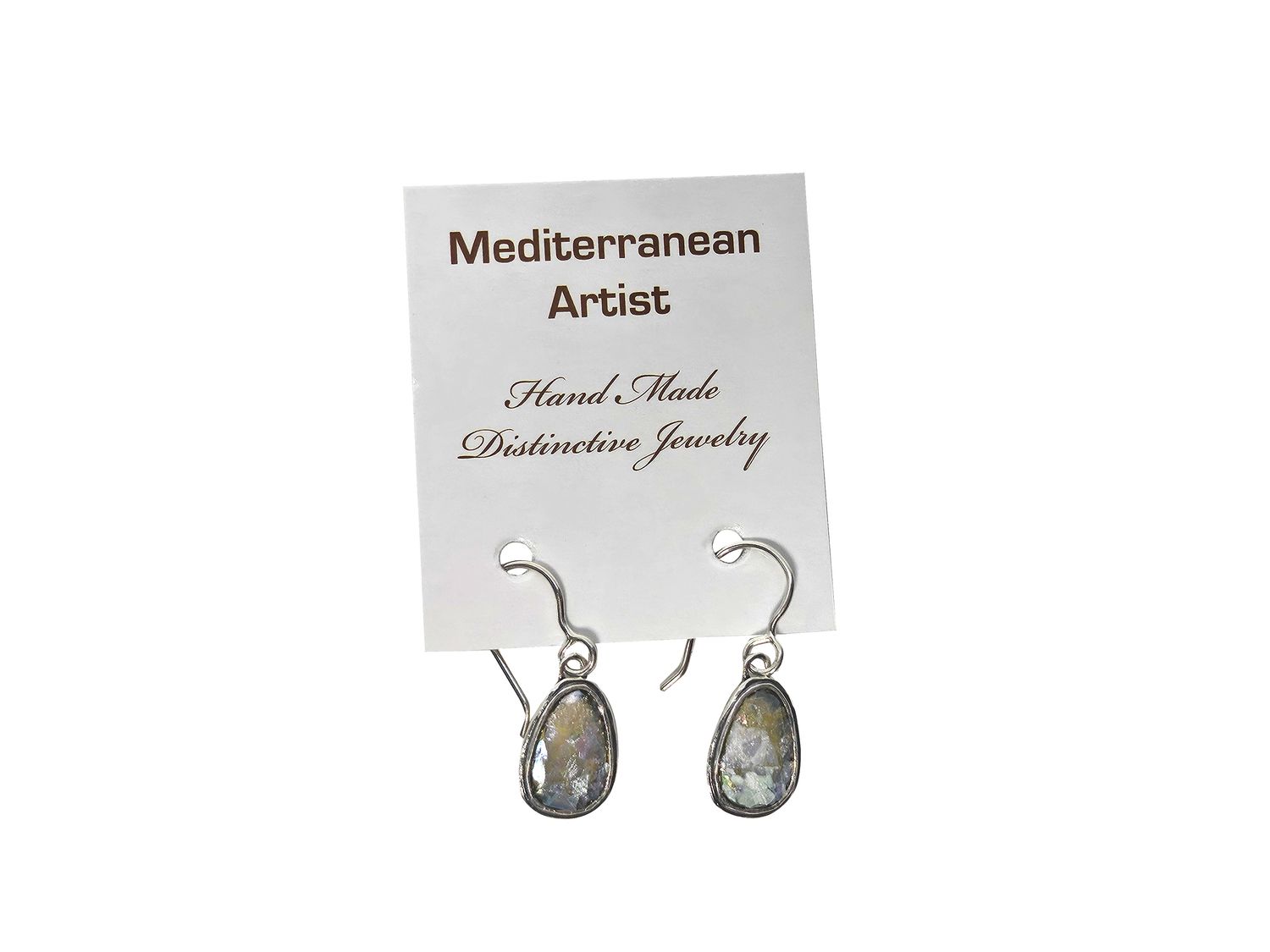 MedArtCo ARG Small Tear Drop Earrings ASE22006P