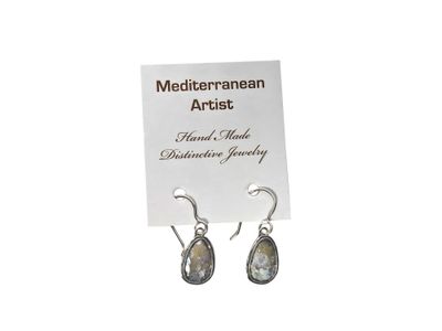 MedArtCo ARG Small Tear Drop Earrings ASE22006P