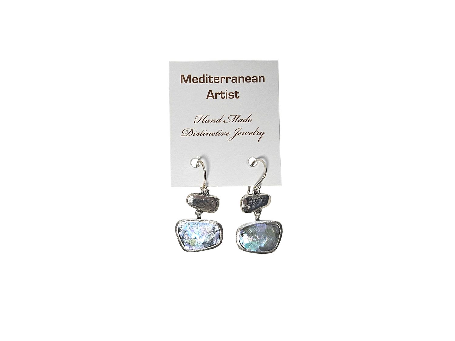 MedArtCo ARG Hammered Earrings ASE22021P