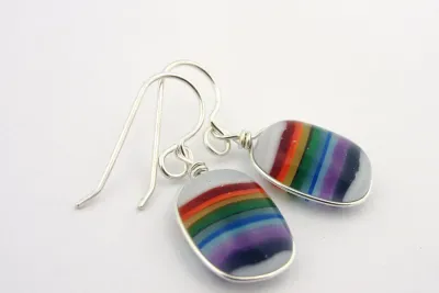 Momo Glassworks BM-099 Isonomy Earrings Cosmopolis