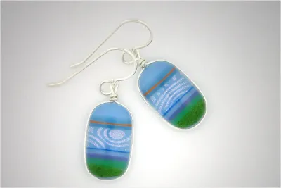 Momo Glassworks BM-170 Bustan II Earrings