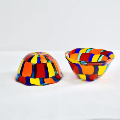 Via Graceffo Murano Glass Pazzia Small Bowl
