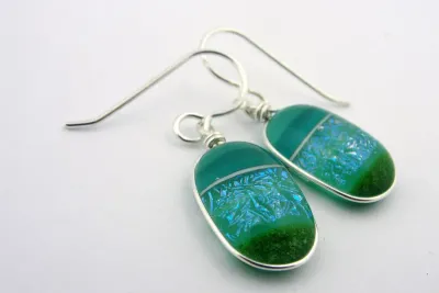 Momo Glassworks BM-149 Greenwood Earrings