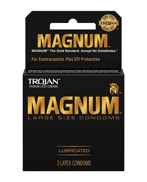 Trojan Magnum Condoms, Size: 3 PK