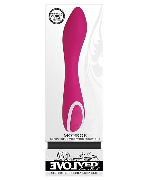Monroe Vibrator, COLOR: Pink, Size: 8.25 IN