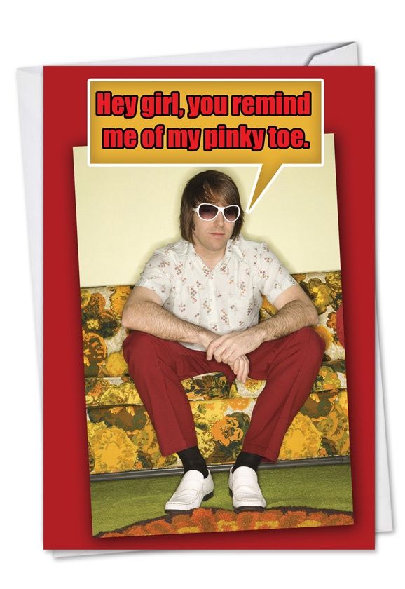 REMIND ME OF PINKY TOE CARD