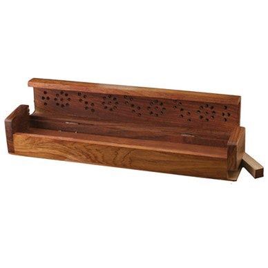 Round Top Coffin, COLOR: wood, Size: 12 inch