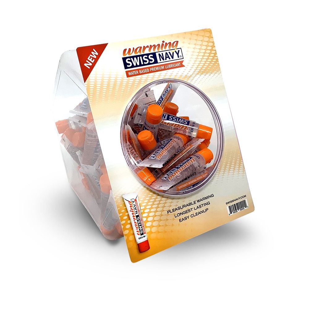 Swiss Navy Warming Lubricant, COLOR: WATER, Size: 10 ML