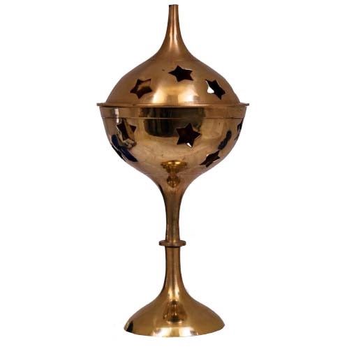 Tall Standing Brass Burner